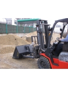 Szufla hydrauliczna do wózka widłowego na widły