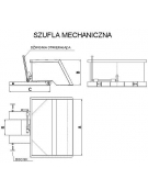 Szufla mechaniczna do wózka widłowego